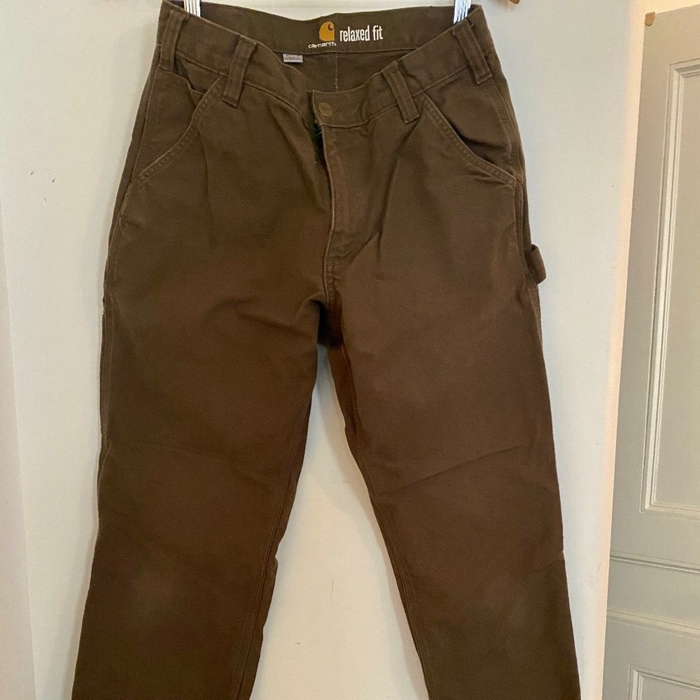 Carhartt 103279 - Rugged Flex Relaxed Fit Work Pants 32 x 32 Brown
